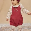 Romper, Jumpsuit & Outfit | Romper, Jumpsuit & Outfit-Sergent Major Poppy red corduroy dungarees