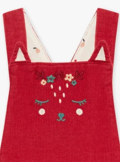 Romper, Jumpsuit & Outfit | Romper, Jumpsuit & Outfit-Sergent Major Poppy red corduroy dungarees