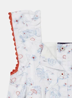 Romper, Jumpsuit & Outfit | Romper, Jumpsuit & Outfit-Sergent Major Printed playsuit