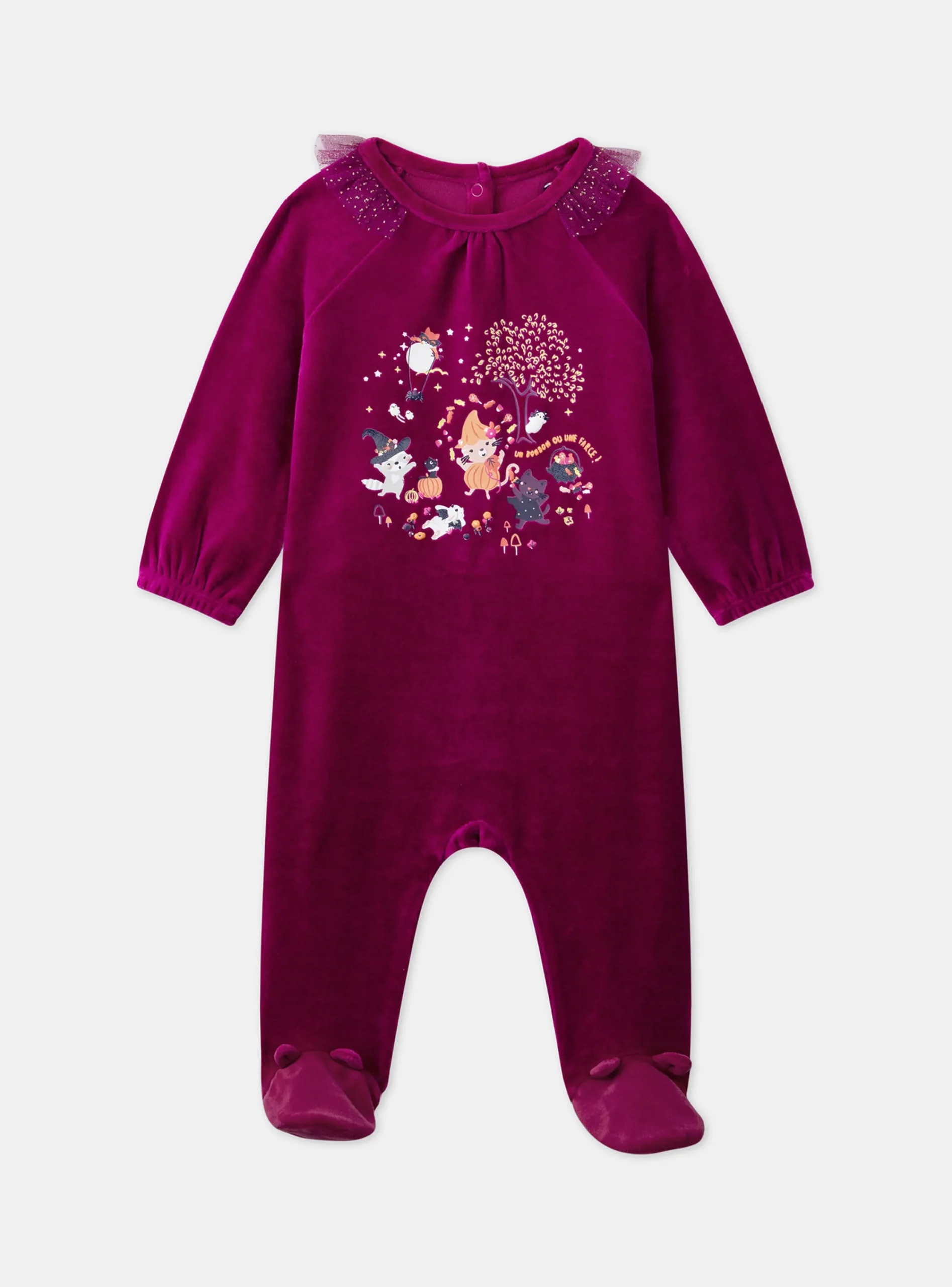 Pajamas & Rompers | Pajamas & Rompers-Sergent Major Purple BABYGROW