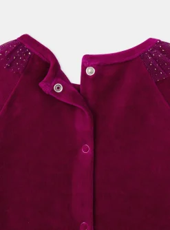 Pajamas & Rompers | Pajamas & Rompers-Sergent Major Purple BABYGROW