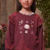 Shirt, T-shirt-Sergent Major Purple TEE SHIRT LS