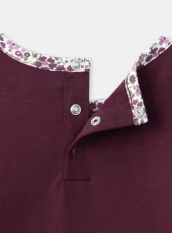 Shirt, T-shirt-Sergent Major Purple TEE SHIRT LS