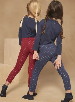 Sweatpants | Trousers, Jeans And Legging-Sergent Major 2 red and navy blue leggings