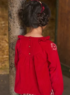 Shirt, T-shirt-Sergent Major Red BLOUSE