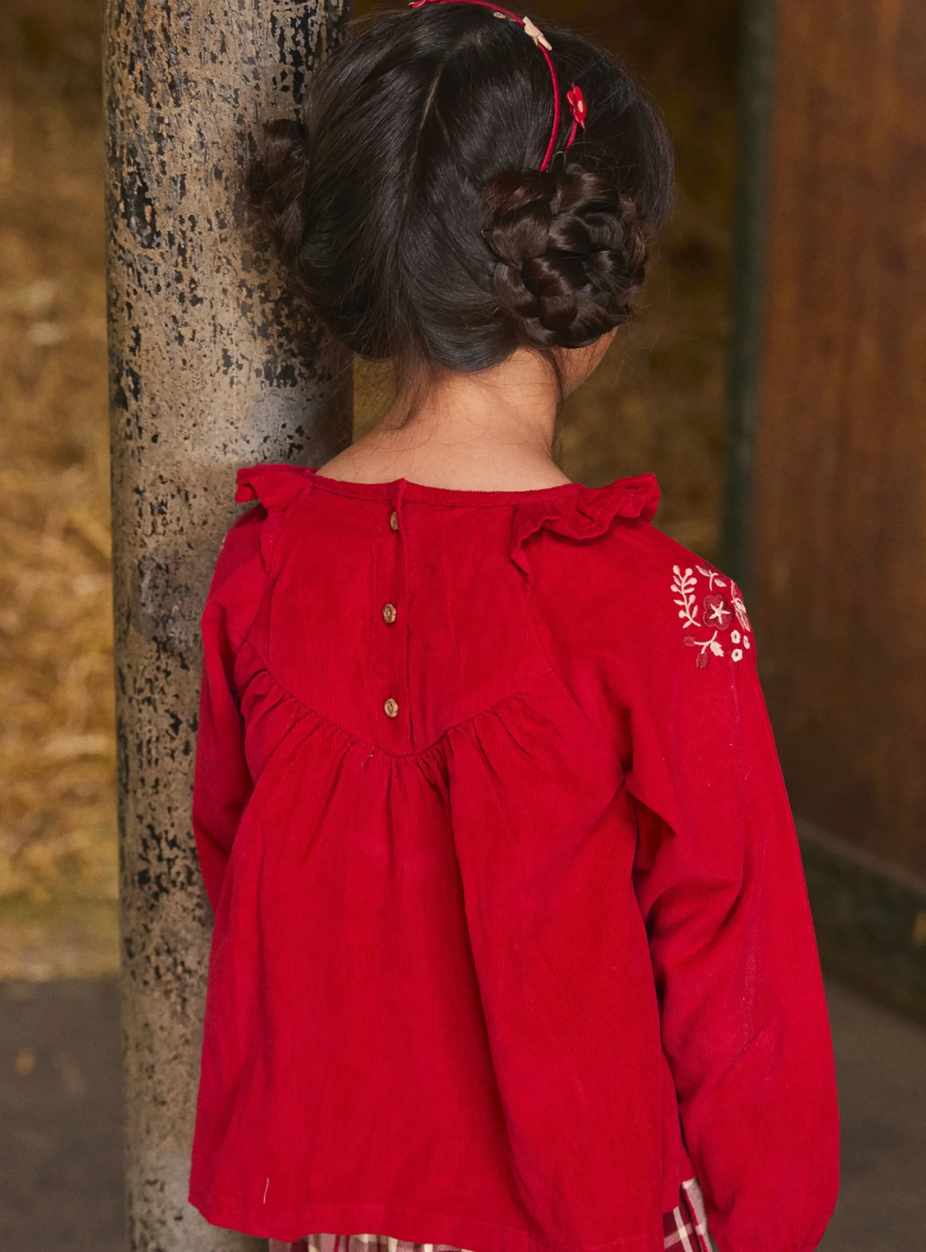 Shirt, T-shirt-Sergent Major Red BLOUSE