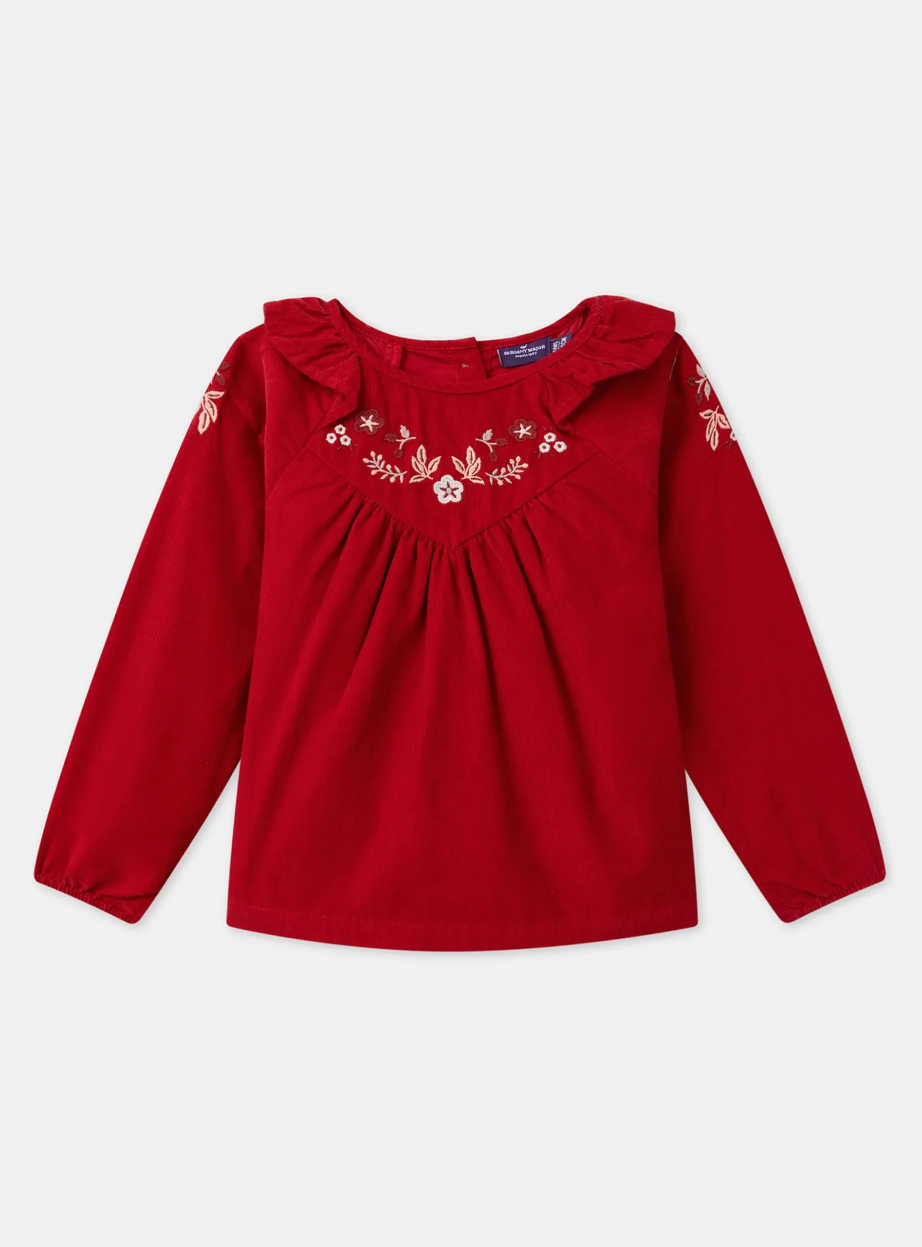 Shirt, T-shirt-Sergent Major Red BLOUSE