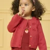 Knitwear, Sweater, Cardigan | Knitwear, Sweater, Cardigan-Sergent Major Red CARDIGAN