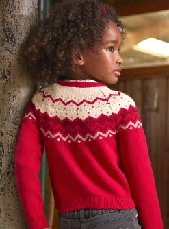 Knitwear, Sweater, Cardigan-Sergent Major Red CARDIGAN