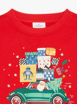Knitwear, Sweater, Cardigan-Sergent Major Red Christmas sweatshirt