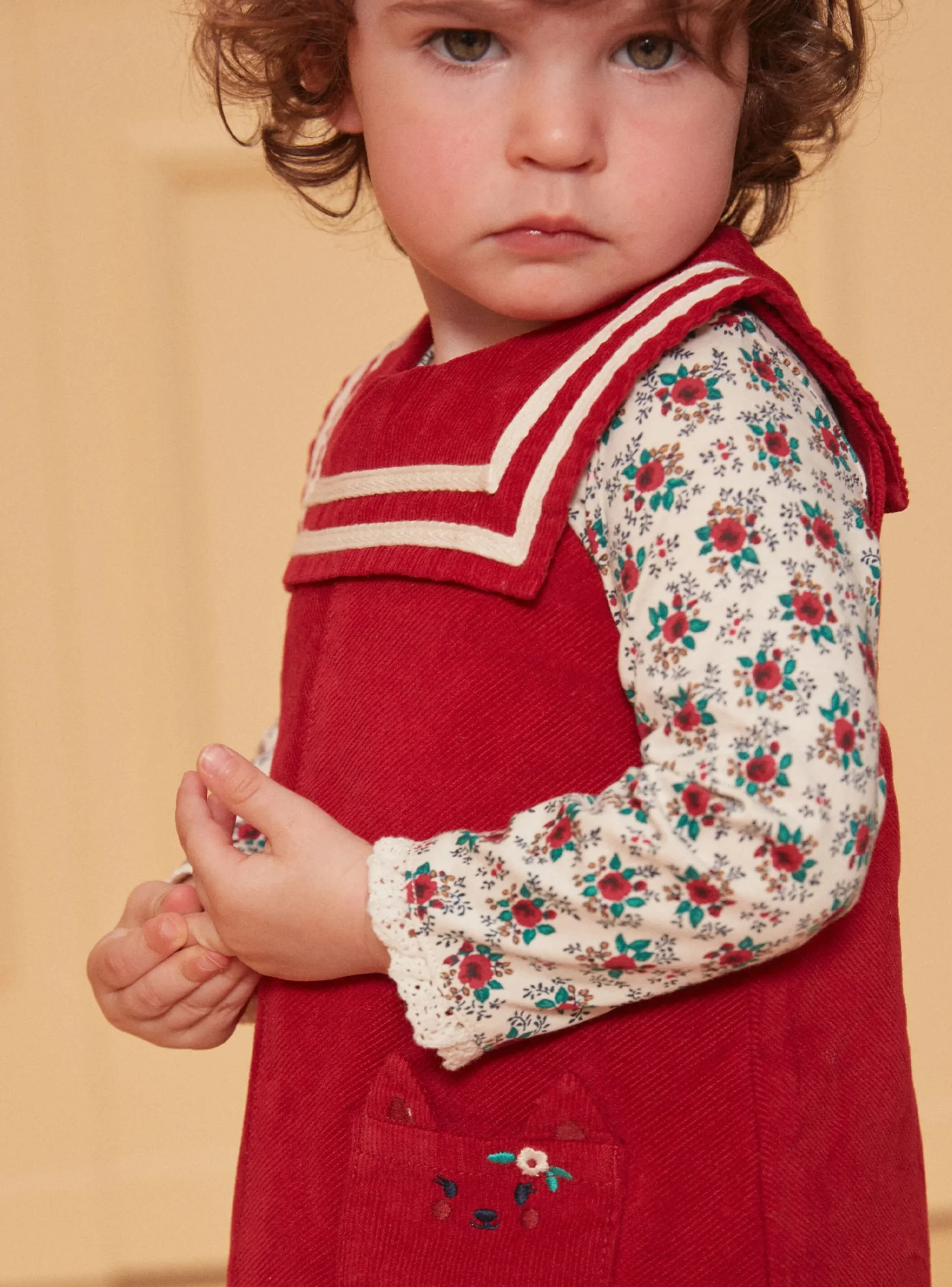 Dress | Dress-Sergent Major Red JUMPER DRESS