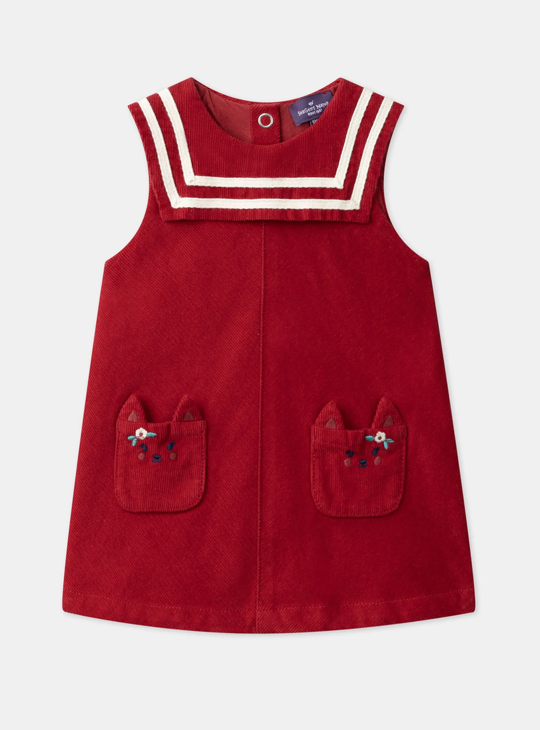 Dress | Dress-Sergent Major Red JUMPER DRESS