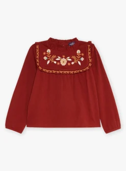 Shirt, T-shirt-Sergent Major Red long-sleeved T-shirt