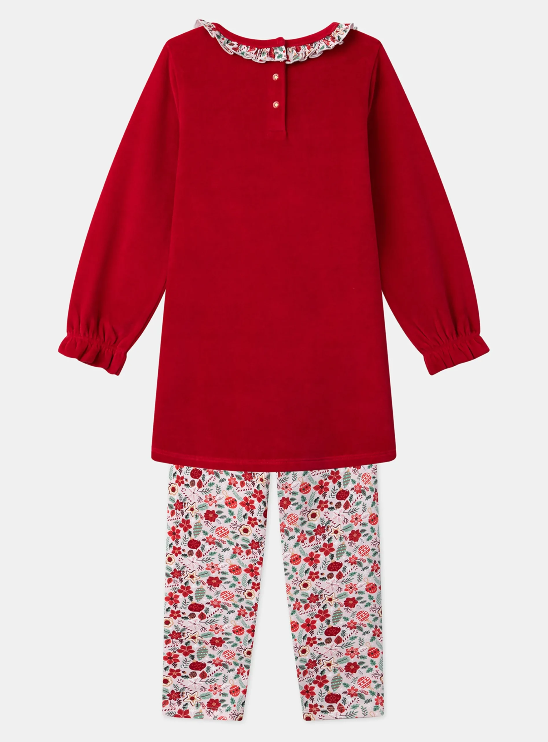 Pajamas-Sergent Major Red NIGHT DRESS