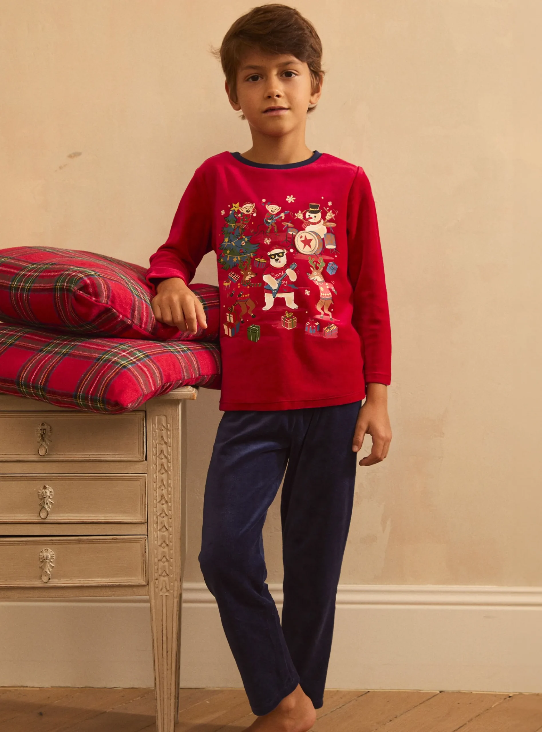 Pajamas-Sergent Major Red PYJAMA