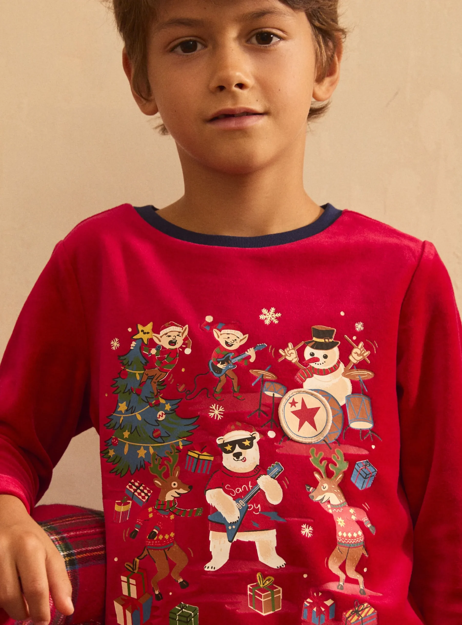 Pajamas-Sergent Major Red PYJAMA