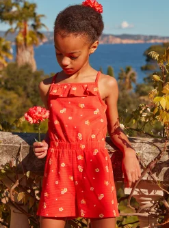 Dress-Sergent Major Red SHORT JUMP SUIT