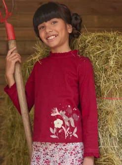 Shirt, T-shirt-Sergent Major Red TEE SHIRT LS