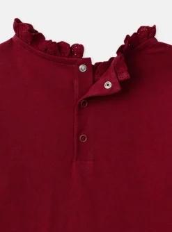 Shirt, T-shirt-Sergent Major Red TEE SHIRT LS