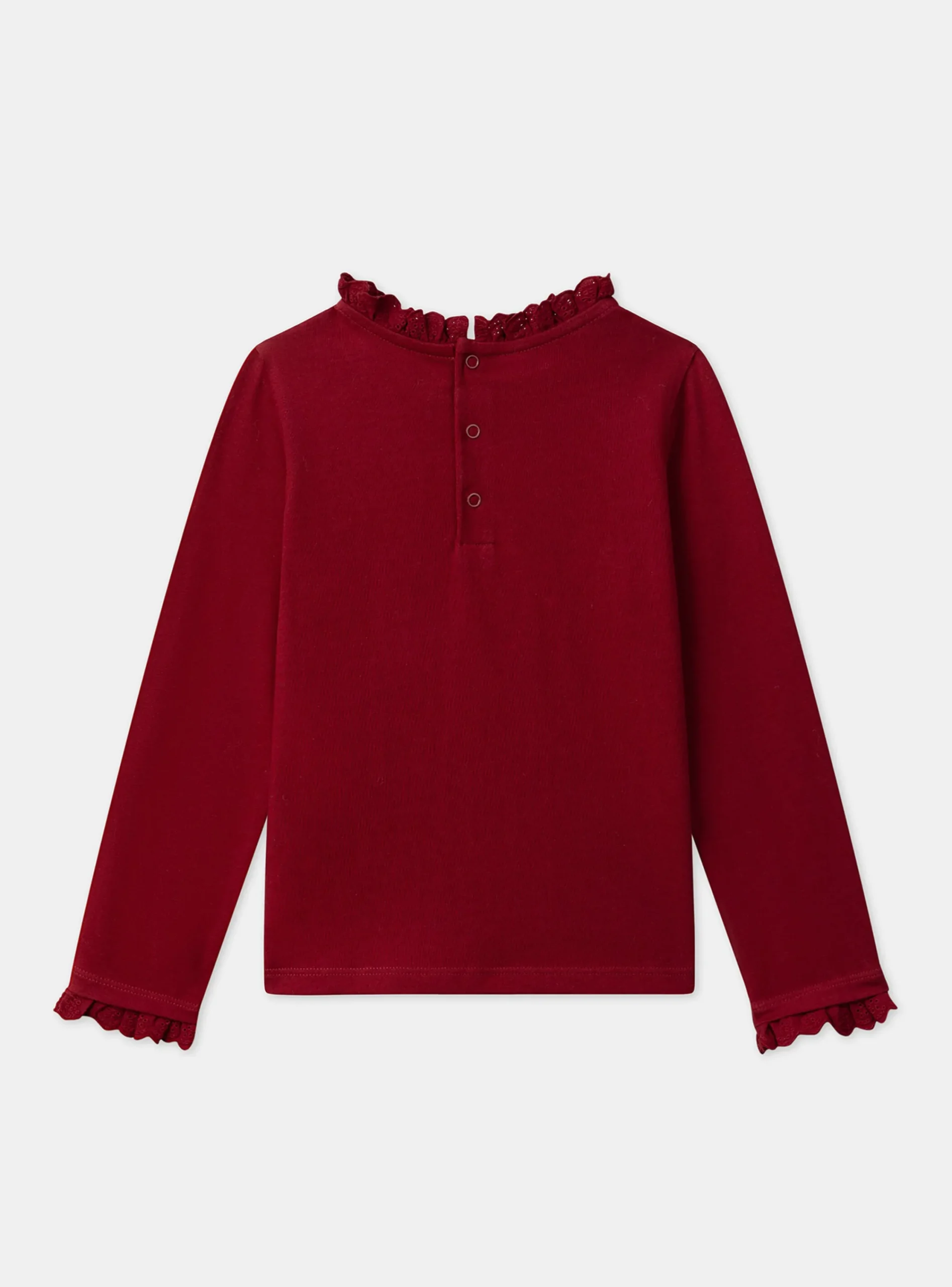 Shirt, T-shirt-Sergent Major Red TEE SHIRT LS