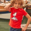 T-shirt, Polo Shirt-Sergent Major Red TEE SHIRT SS