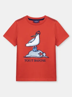 T-shirt, Polo Shirt-Sergent Major Red TEE SHIRT SS