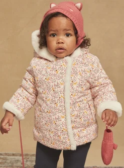 Coat, Jacket | Coat, Jacket-Sergent Major Reversible ecru and pink hooded coat