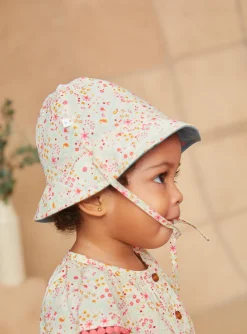 Hat, Headband, Scarf | Hat, Headband, Scarf-Sergent Major Reversible floral hat