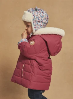 Coat, Jacket | Coat, Jacket-Sergent Major Reversible pink hooded down jacket