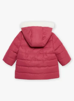 Coat, Jacket | Coat, Jacket-Sergent Major Reversible pink hooded down jacket