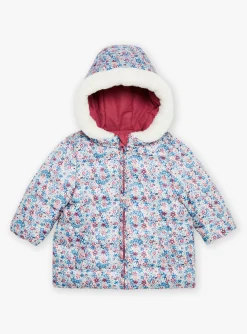 Coat, Jacket | Coat, Jacket-Sergent Major Reversible pink hooded down jacket