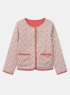 Knitwear, Sweater, Cardigan-Sergent Major Reversible red quilted tube-knit jacket