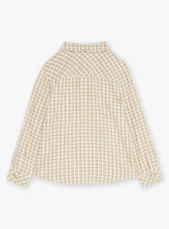 Shirt-Sergent Major Sand plaid shirt
