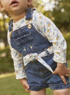 Romper, Jumpsuit & Outfit | Romper, Jumpsuit & Outfit-Sergent Major Short blue denim overalls