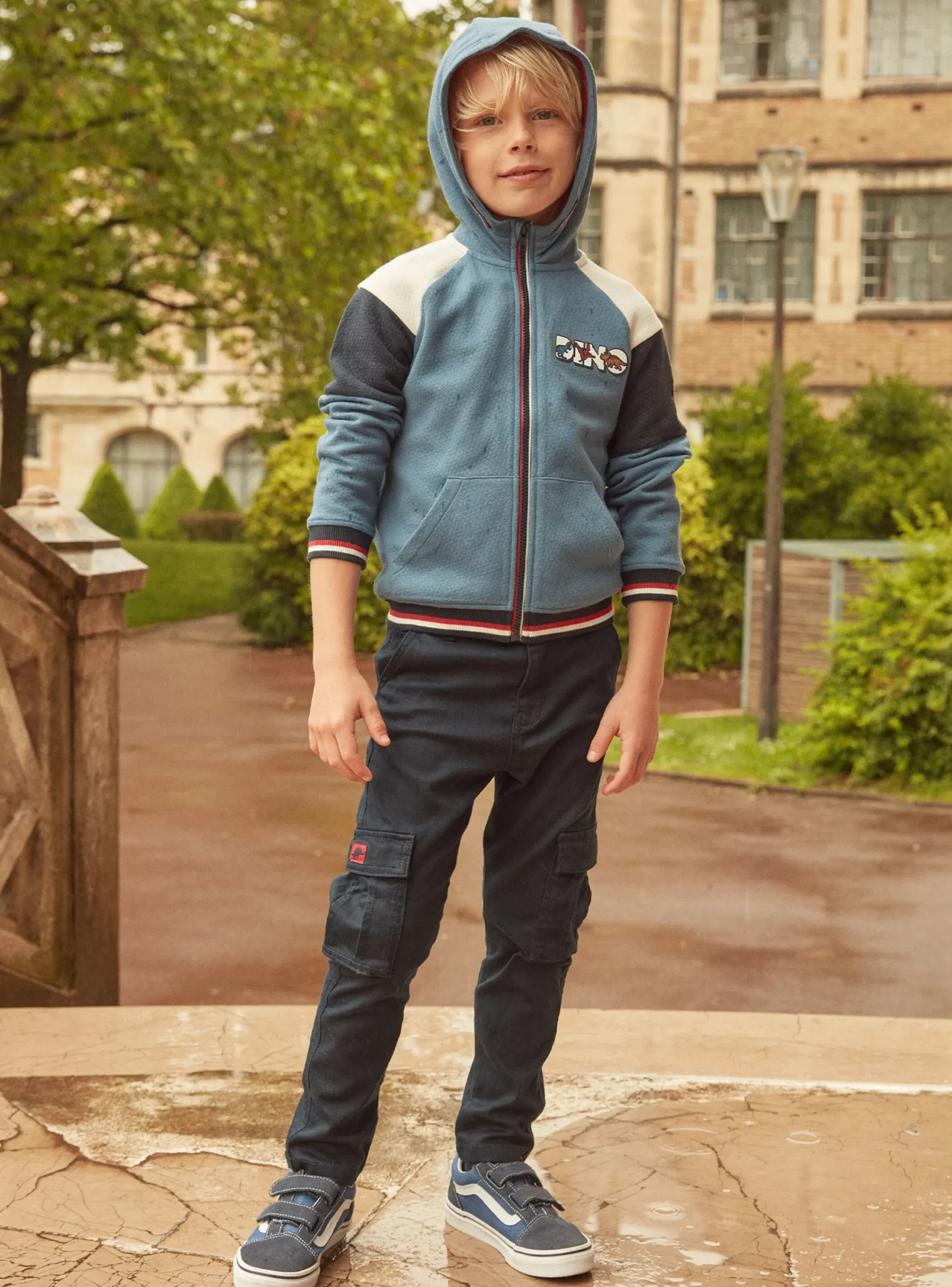 Knitwear, Sweater, Cardigan-Sergent Major Sky blue KIDS CARDIGAN