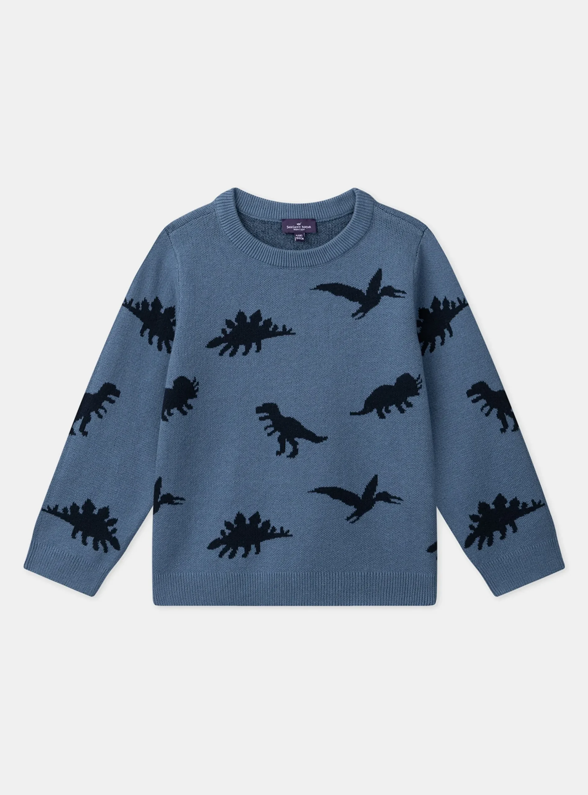 Knitwear, Sweater, Cardigan-Sergent Major Sky blue PULLOVER