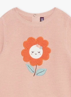 Knitwear, Sweater, Cardigan | Knitwear, Sweater, Cardigan-Sergent Major Soft pink knit T-shirt