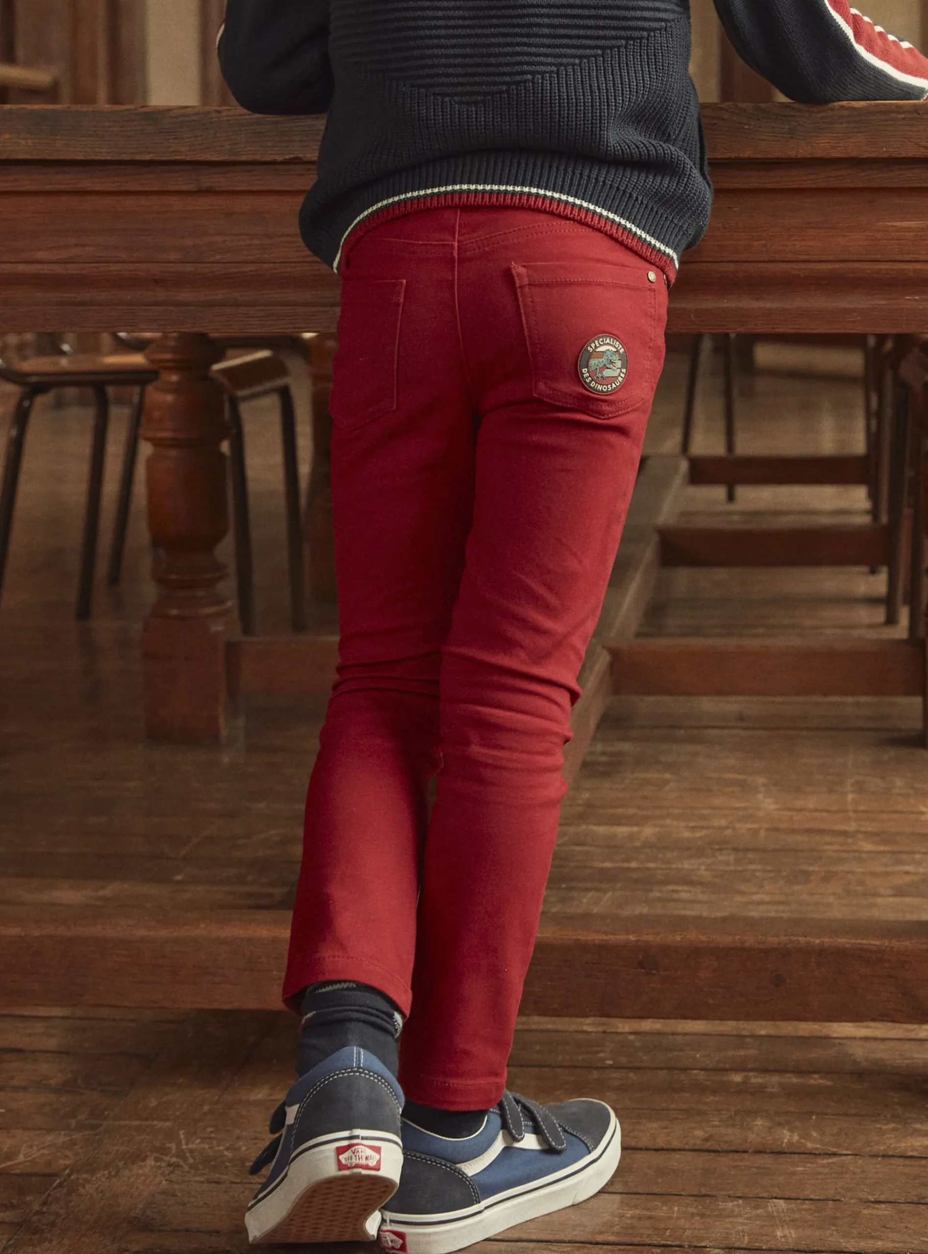 Trousers, Jeans-Sergent Major Spice red PANTS