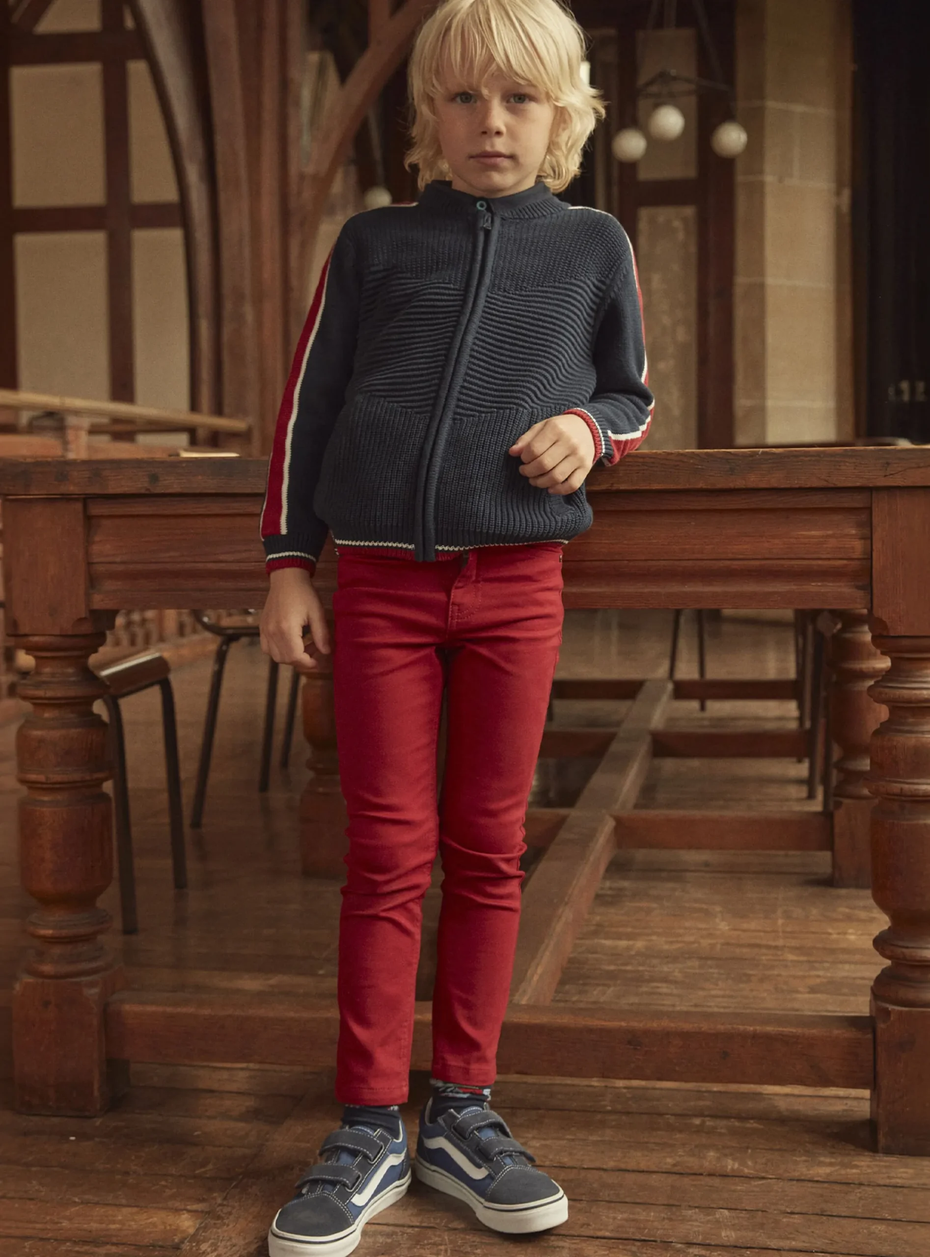 Trousers, Jeans-Sergent Major Spice red PANTS