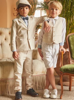 Bermuda Shorts-Sergent Major Striped Bermuda shorts