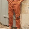 Trousers, Jeans-Sergent Major Terracotta cargo trousers