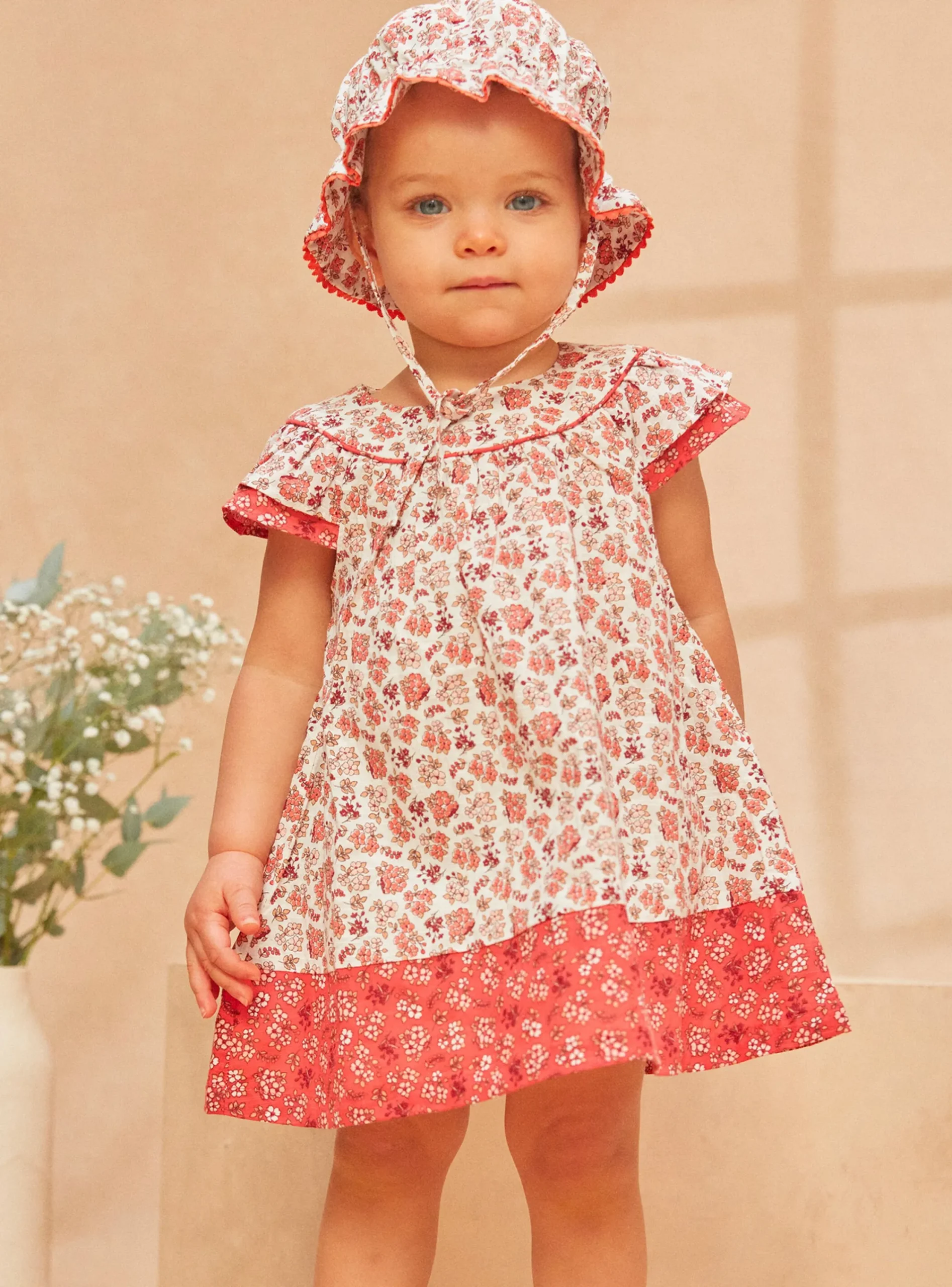 Dress | Dress-Sergent Major Terracotta patchwork dress