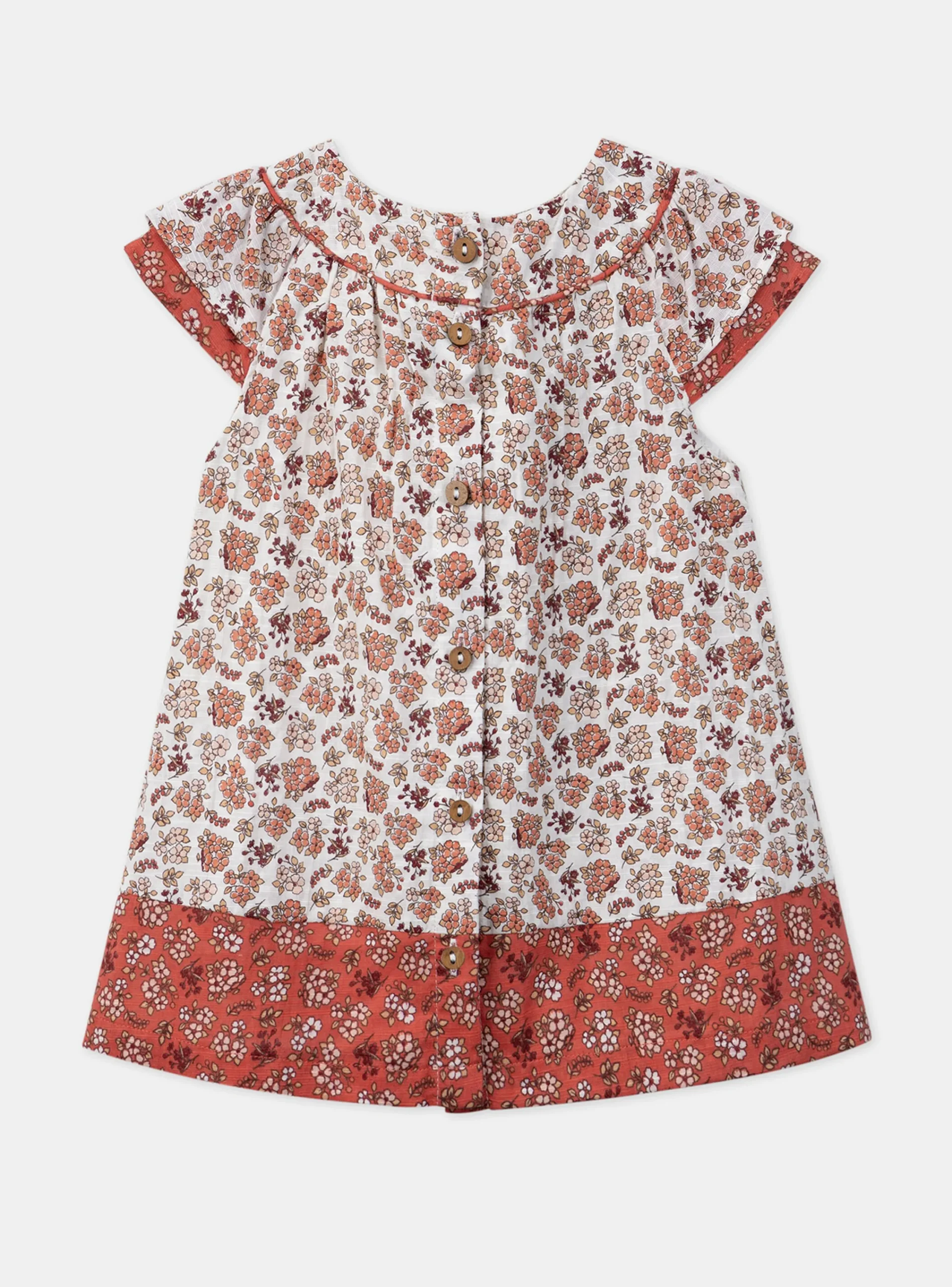 Dress | Dress-Sergent Major Terracotta patchwork dress