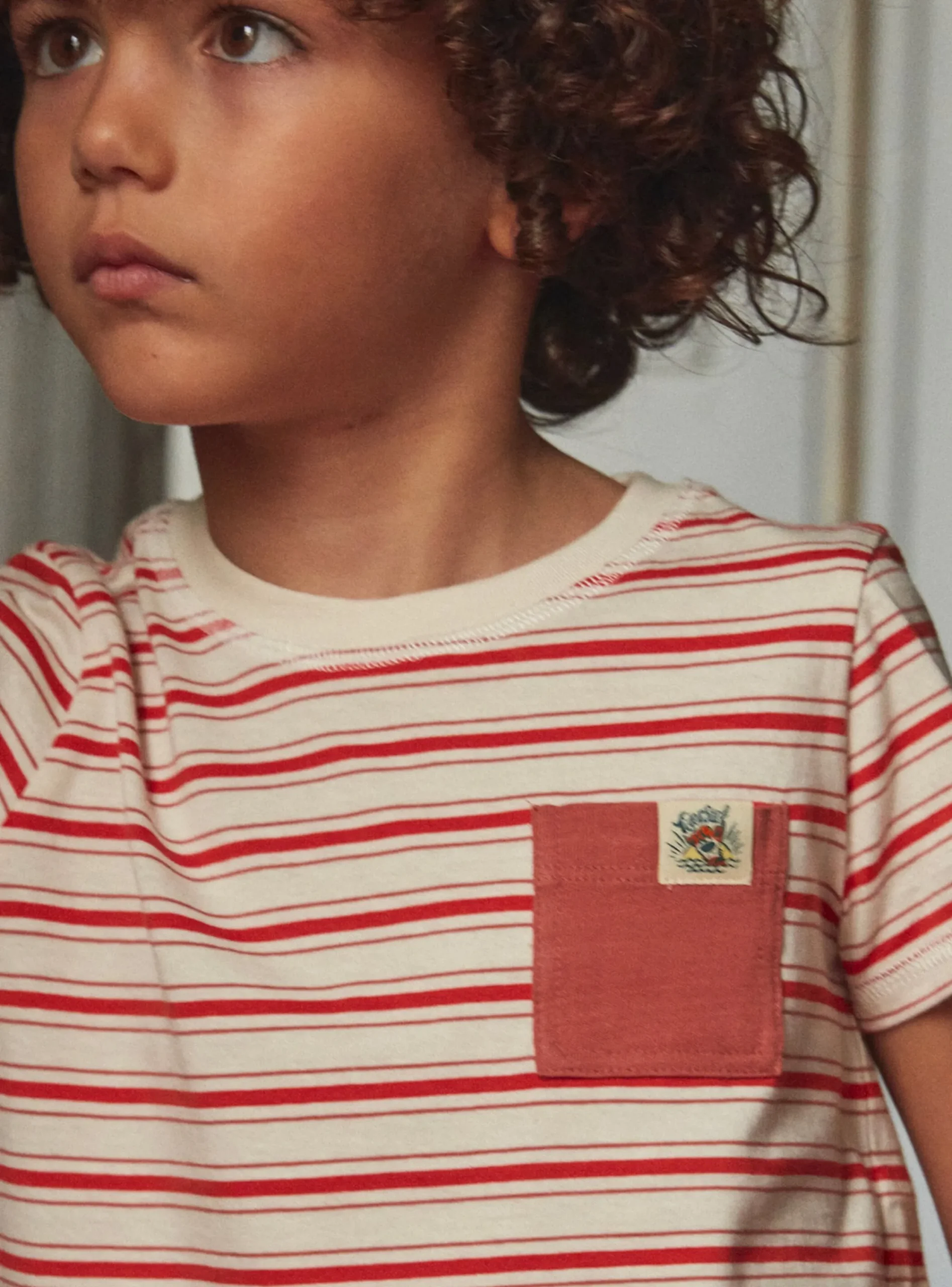 T-shirt, Polo Shirt-Sergent Major Terracotta T-shirt with a pocket