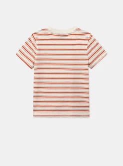 T-shirt, Polo Shirt-Sergent Major Terracotta T-shirt with a pocket
