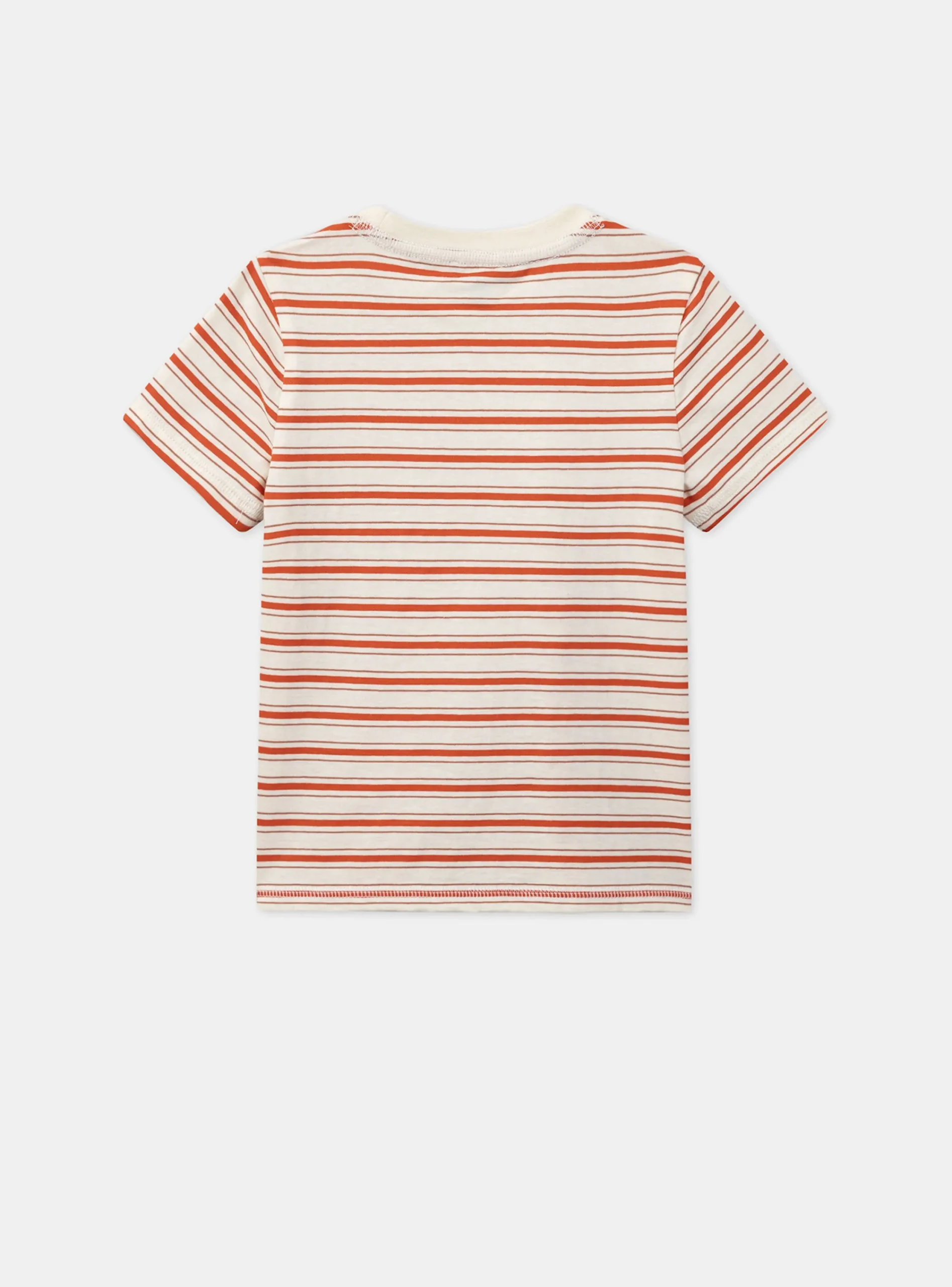 T-shirt, Polo Shirt-Sergent Major Terracotta T-shirt with a pocket