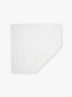 Sponge Tips, Nappies & Bibs-Sergent Major Vanilla animal print diaper in double cotton gauze