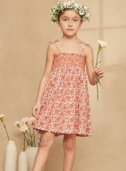 Dress-Sergent Major Vanilla smock dress with floral print