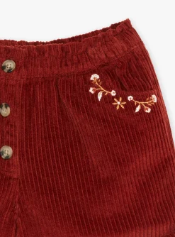Skirt, Shorts-Sergent Major Velvet brick shorts