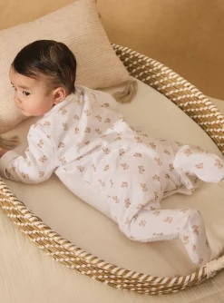 Baby Jumpsuits-Sergent Major White BABYGROW